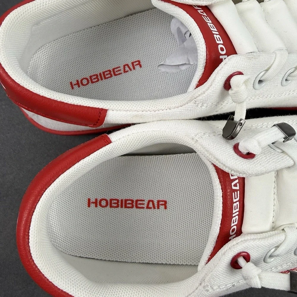 Hobibear Barefoot Shoes 40 Red White Minimalist Womens 9 Mens 8‎ Sneaker New